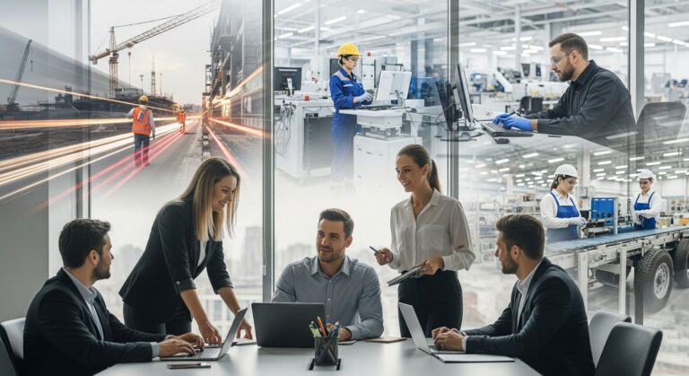 timelapse corporate, entreprise, travail d'équipe