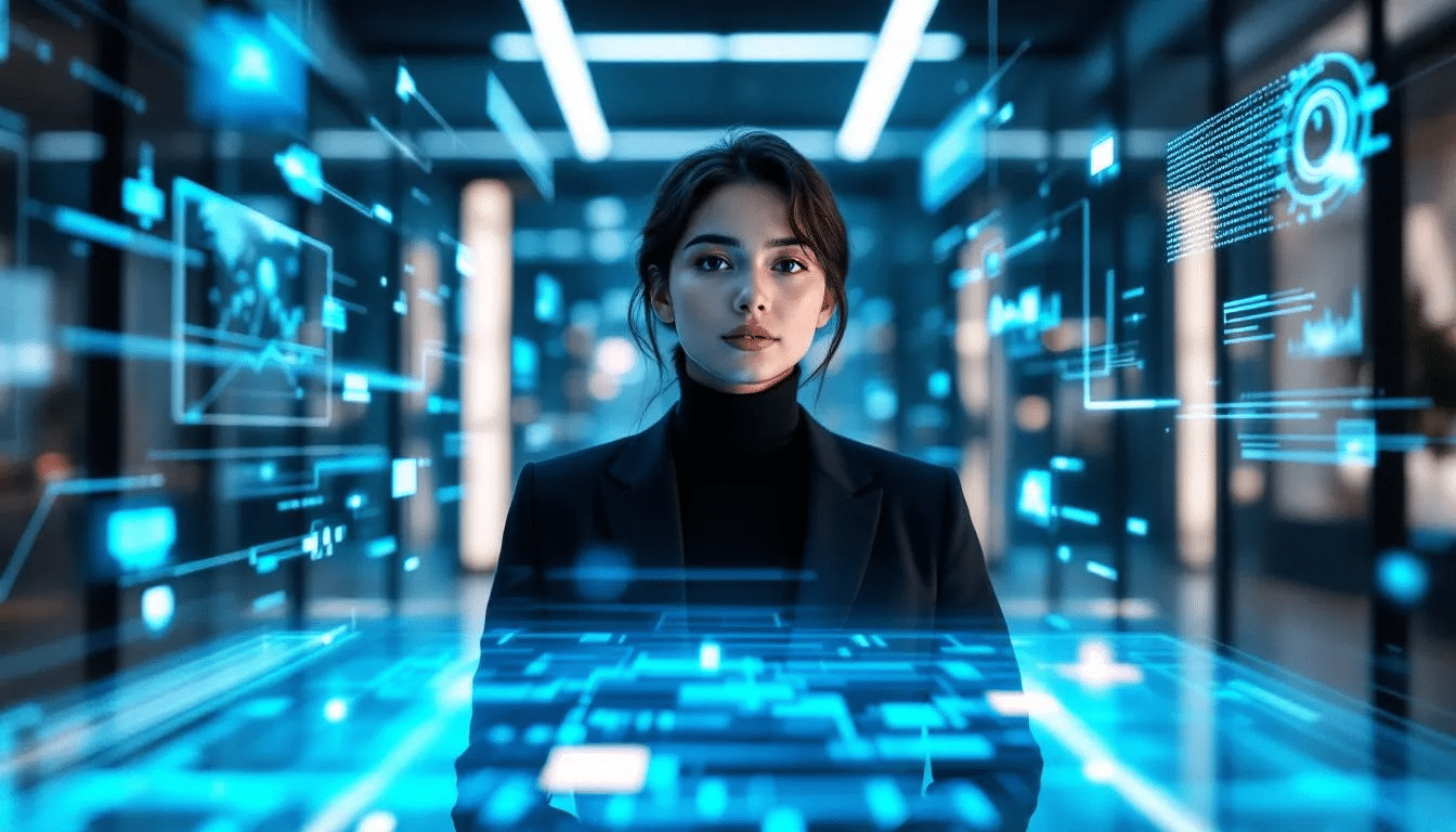 Un influenceur utilisant l'intelligence artificielle pour créer du contenu sur YouTube.